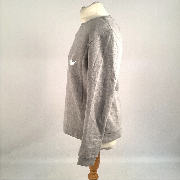 Karl Lagerfeld Sweatshirt Grey & Silver Logo Size L Unisex - Picture 2 of 9